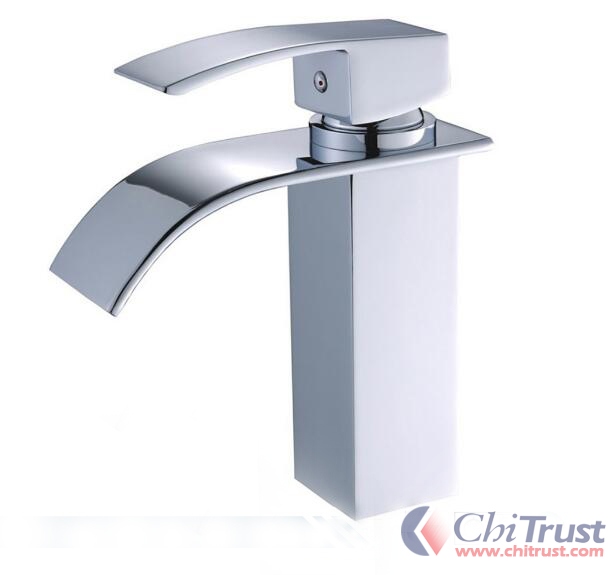 Bathroom Sink Faucet Contemporary Design Waterfall 221A
